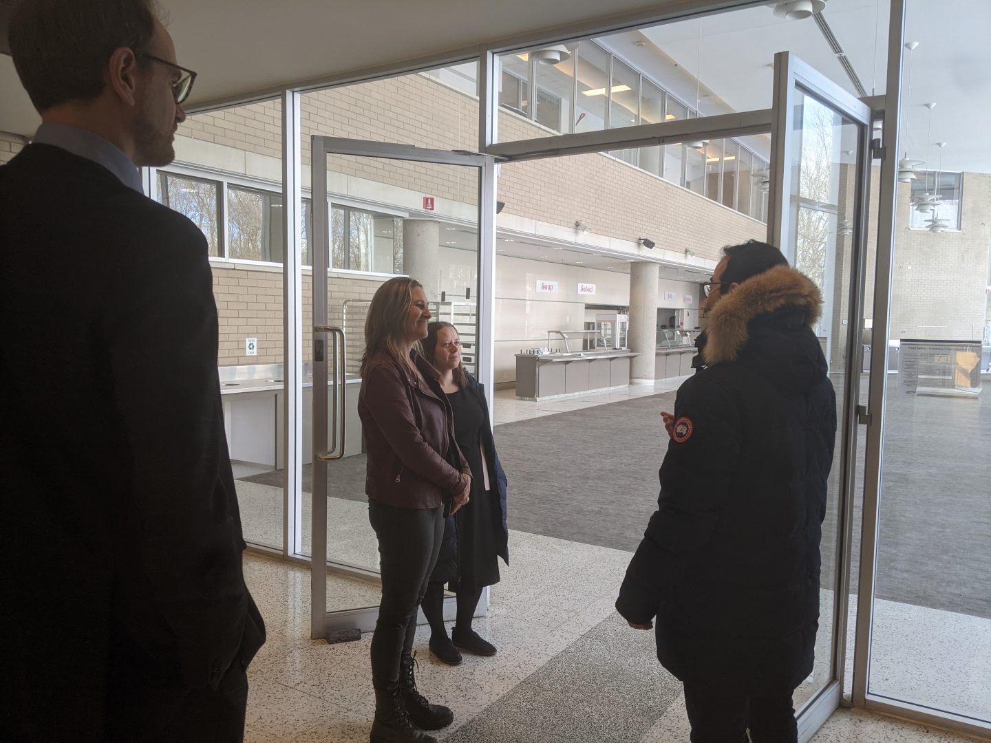 Marianne Meed Ward (C.Dir.), Mayor of Burlington, and Anita Cassidy, Executive Director at Burlington